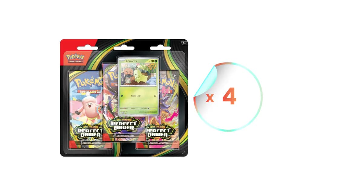 x4 Perfect Order 3 Pack Blister, 