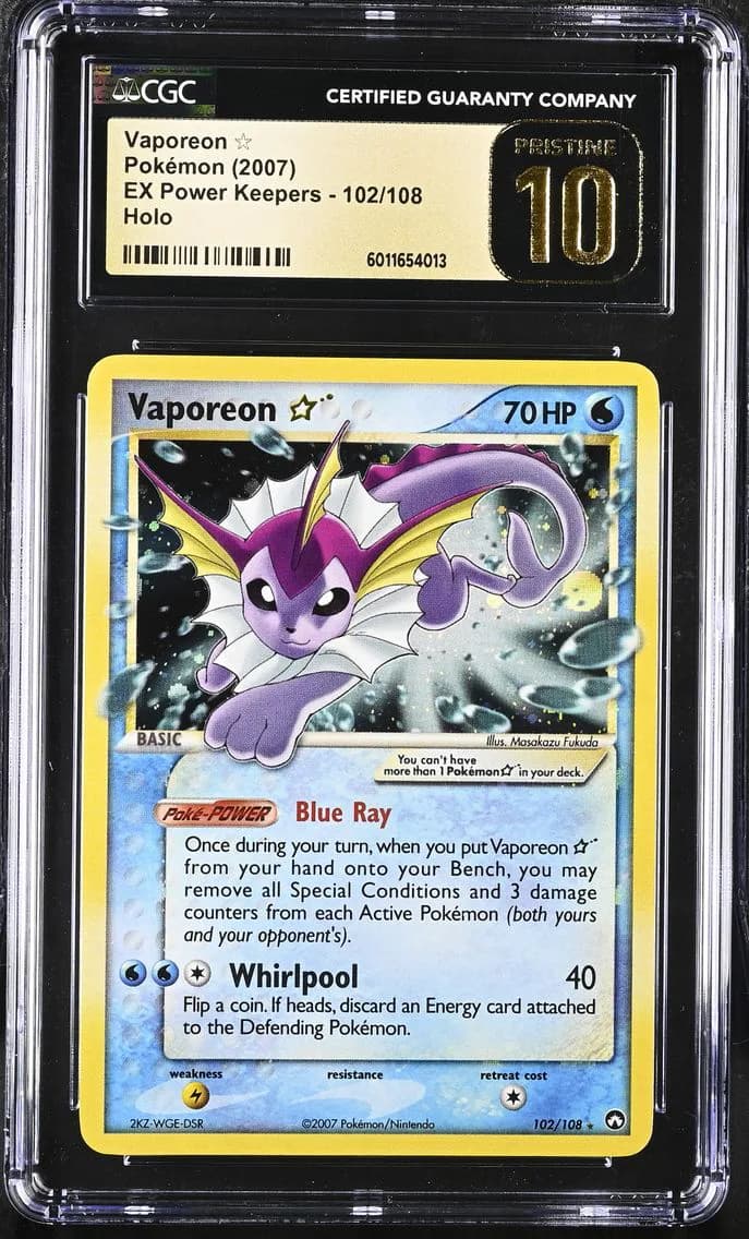 Vaporeon, CGC Pristine 10