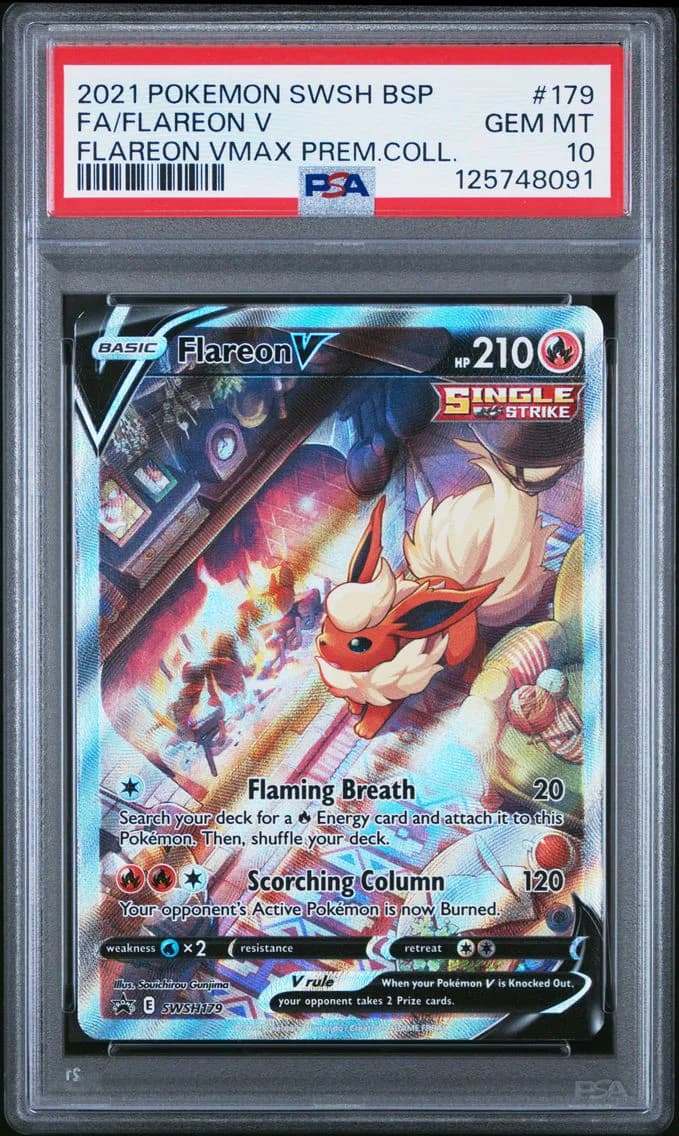 Full Art/Flareon V, PSA 10
