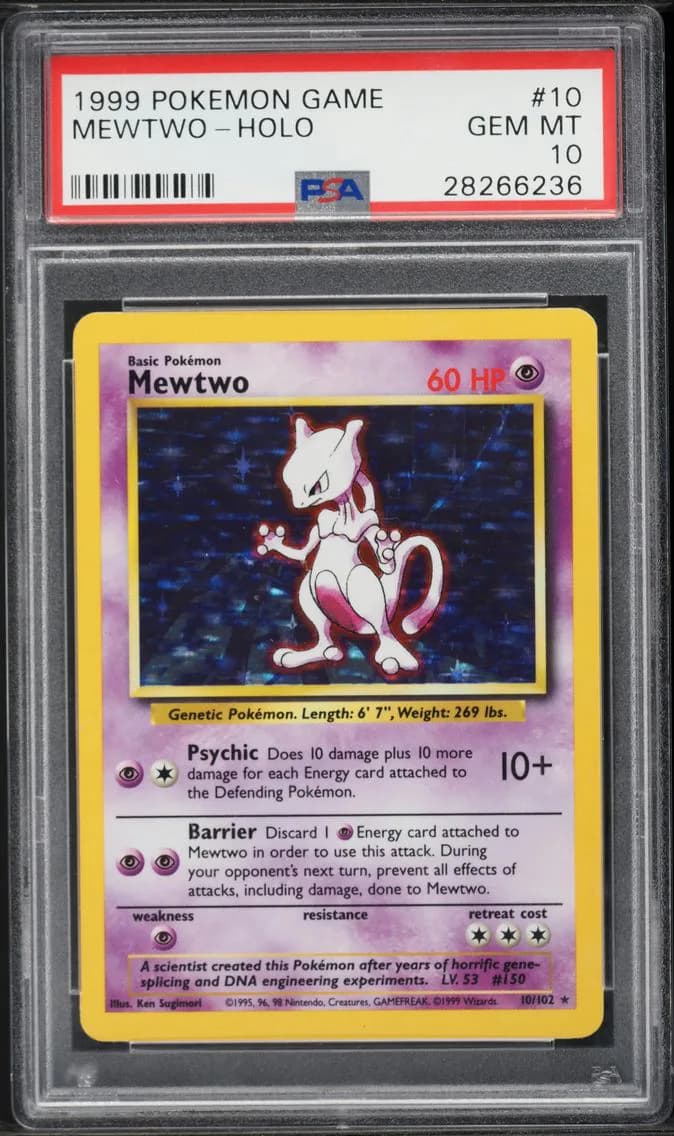 Mewtwo-Holo, PSA 10