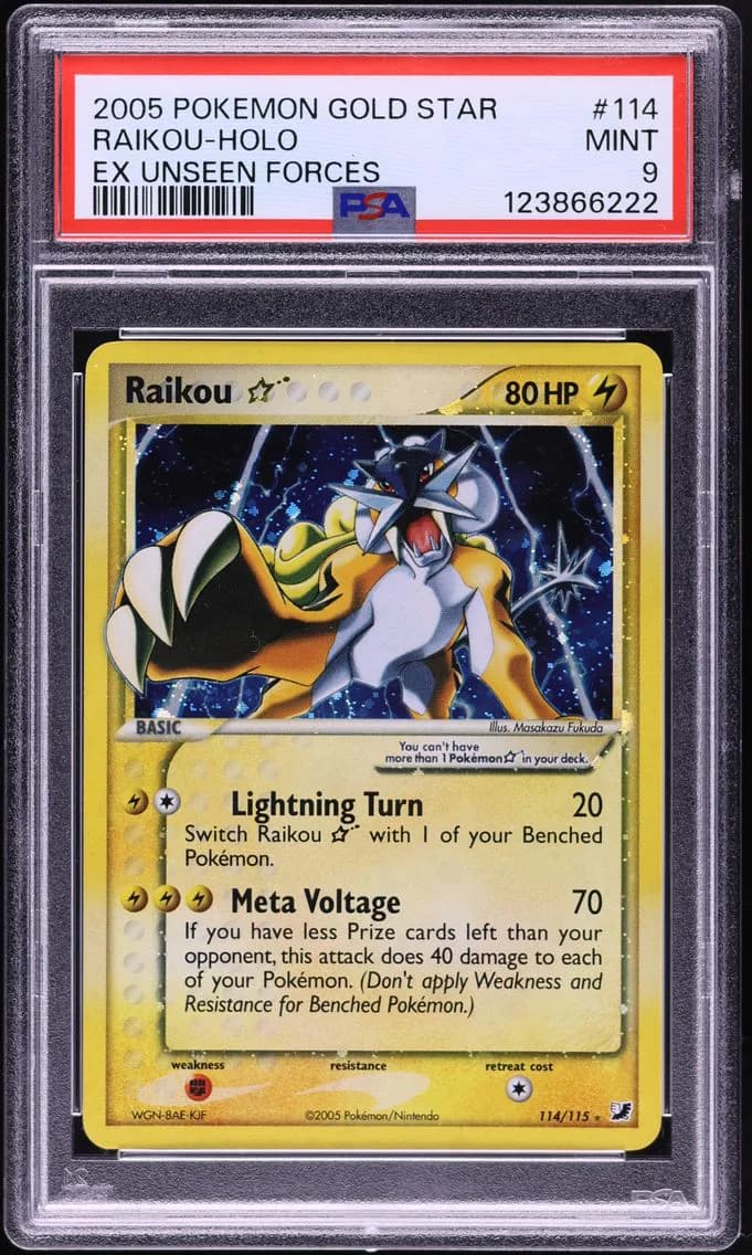 Raikou-Holo, PSA 9