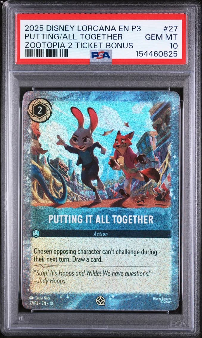 Putting It All Together, PSA 10
