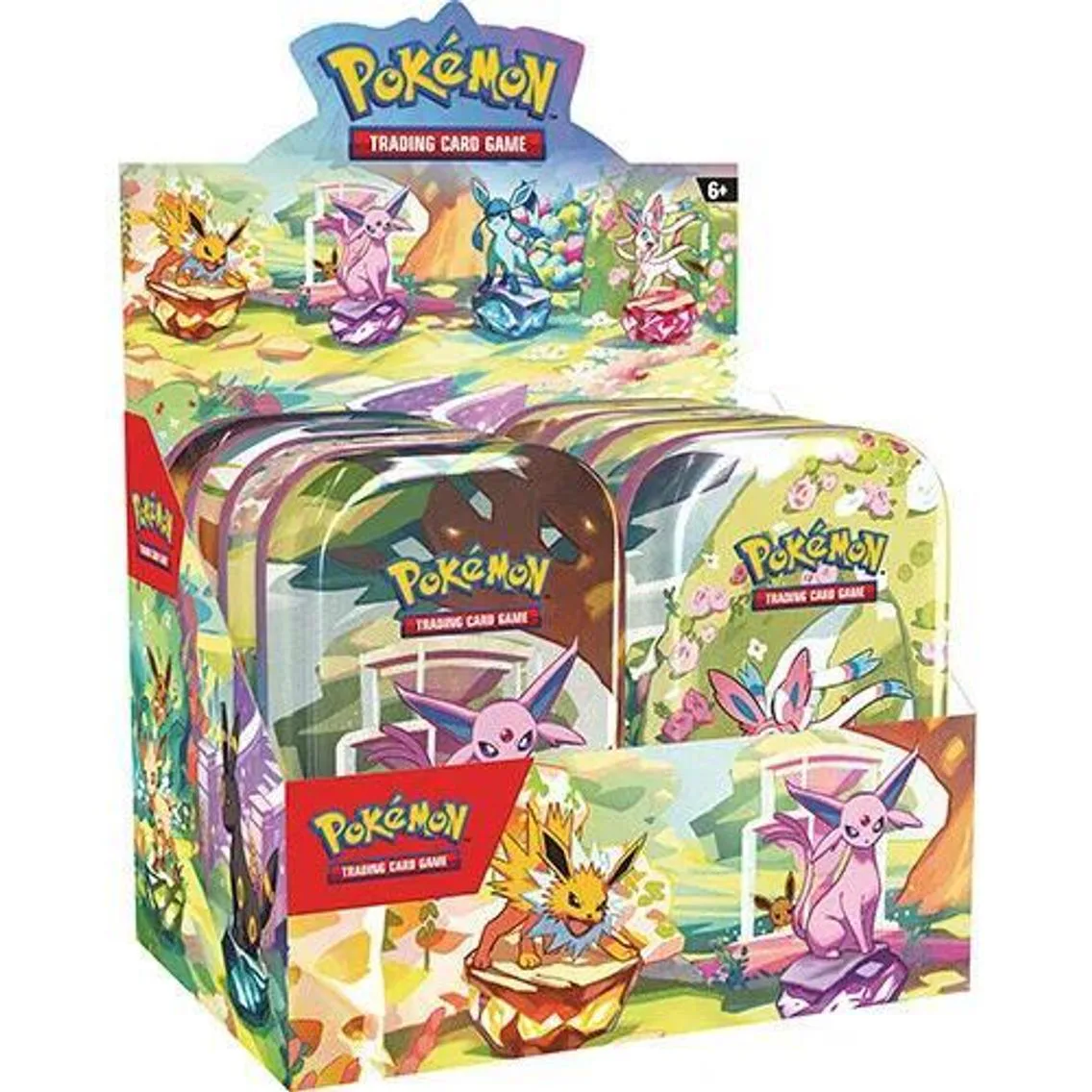 Prismatic Evolutions Mini Tin Display Case - SV: Prismatic Evolutions (PRE), 