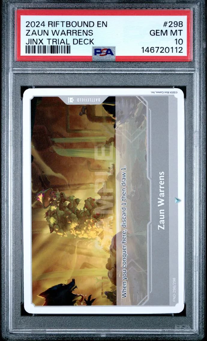 ZAUN WARRENS, PSA 10
