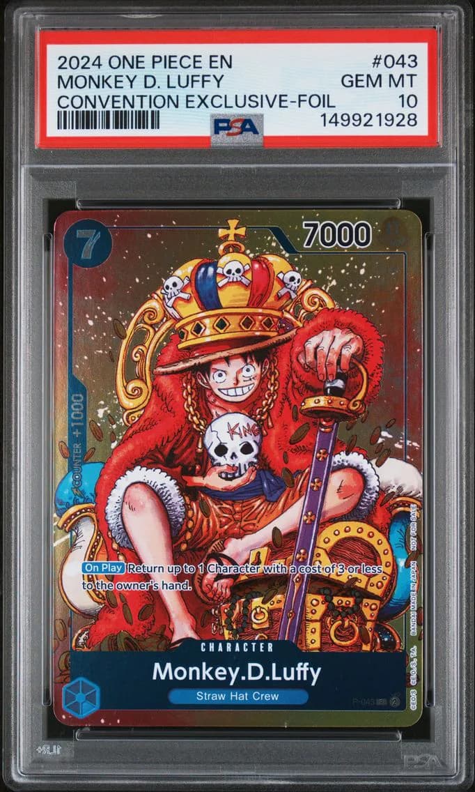 Monkey D. Luffy, PSA 10