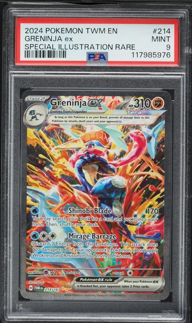 Greninja EX, PSA 9