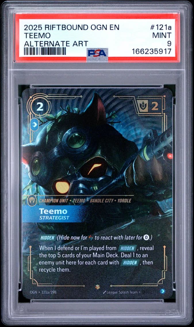 Teemo - Strategist, PSA 9