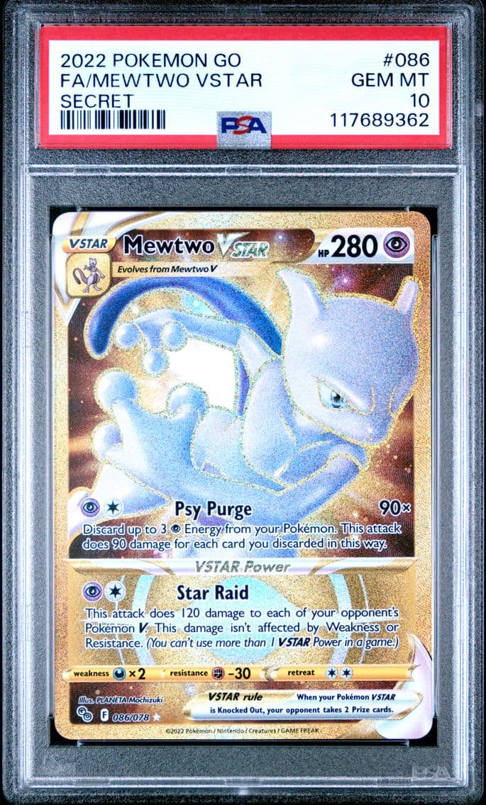 Full Art/Mewtwo Vstar, PSA 10