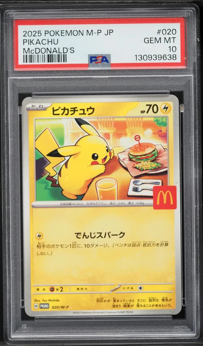 Pikachu, PSA 10