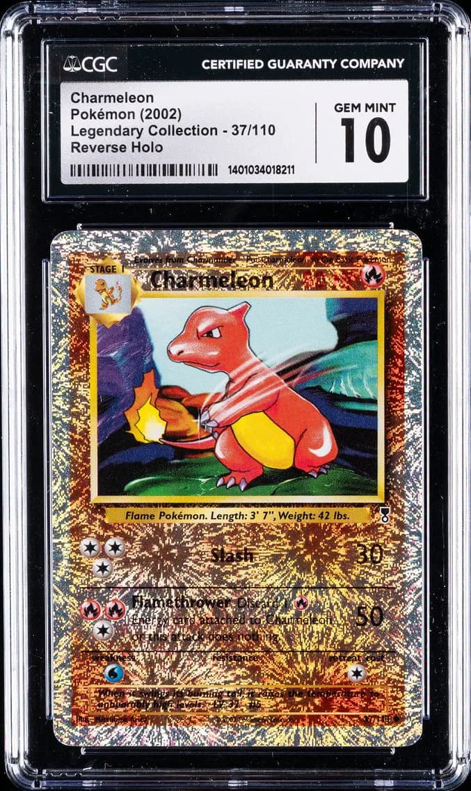Charmeleon-Reverse Foil, CGC 10