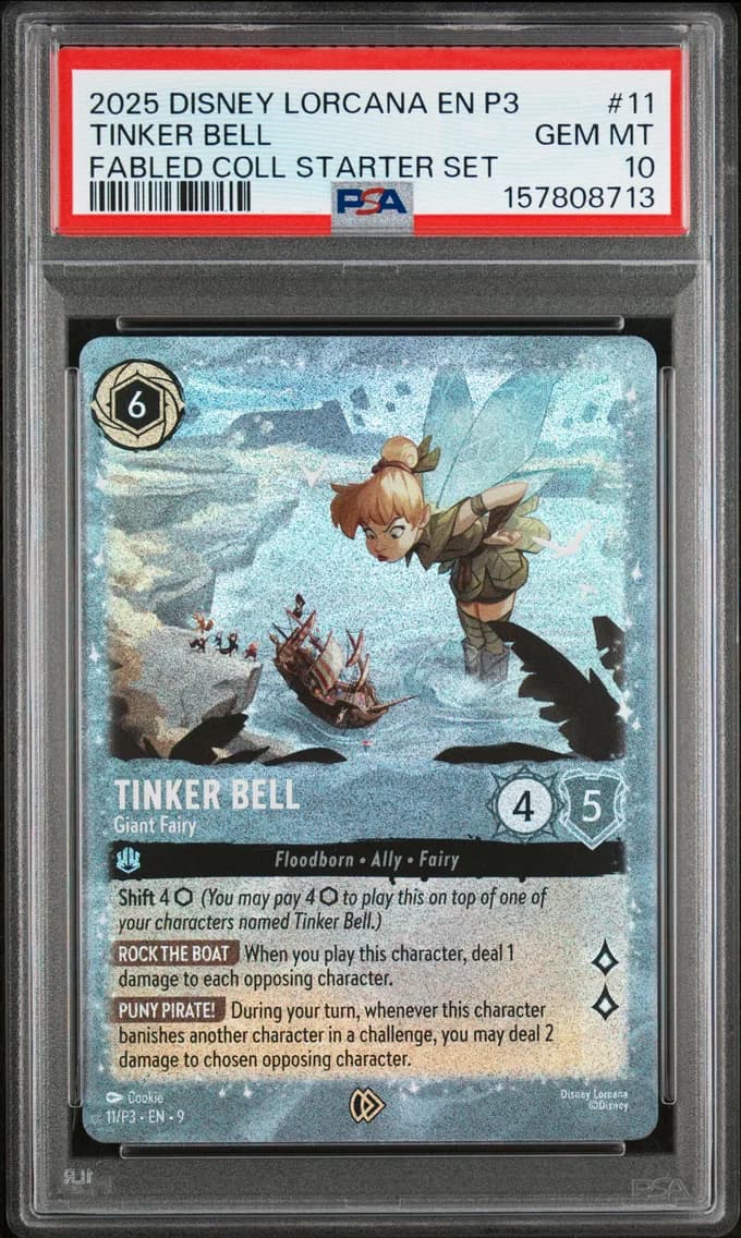 Tinker Bell - Giant Fairy, PSA 10