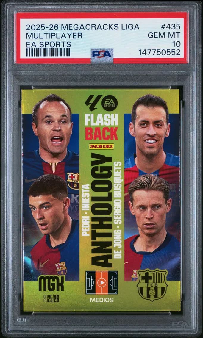 De Jong/Iniesta/Pedri/Sergio Busquets, PSA 10