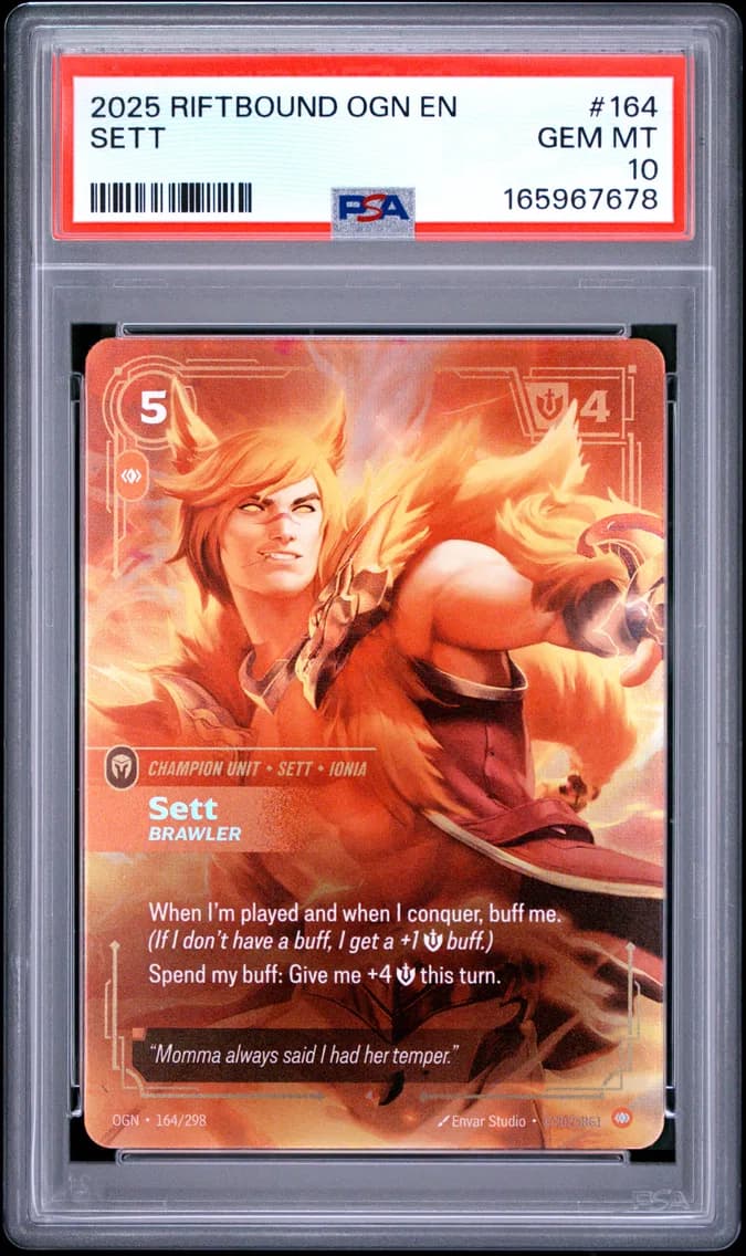 Sett - Brawler, PSA 10