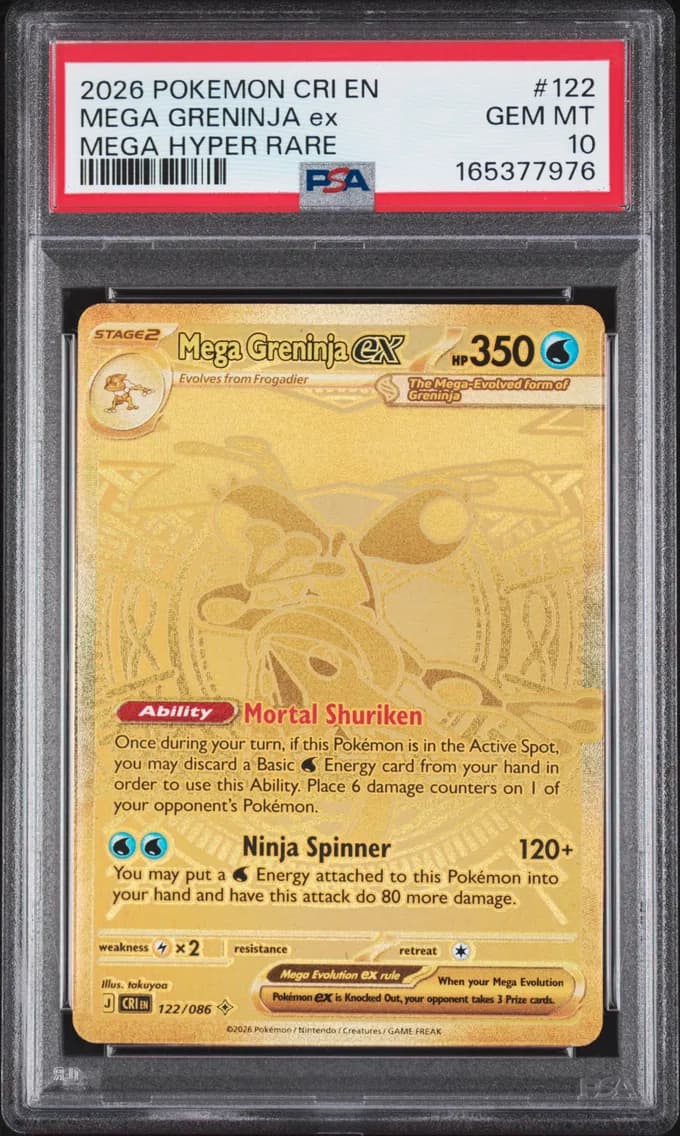 Mega Greninja EX, PSA 10