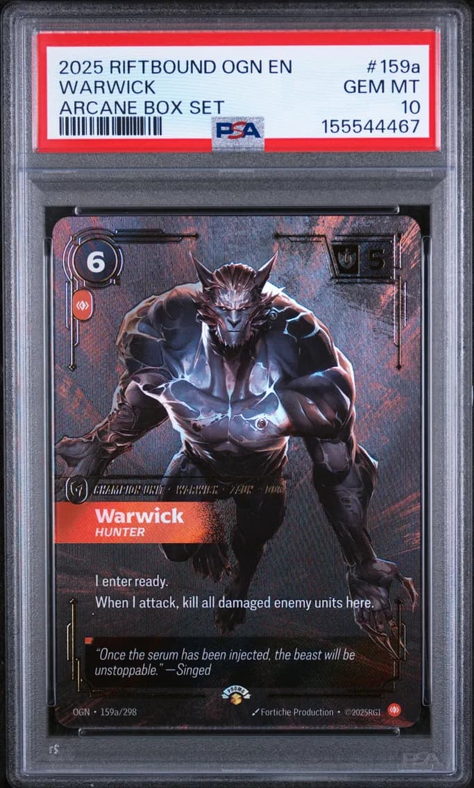 Warwick - Hunter, PSA 10