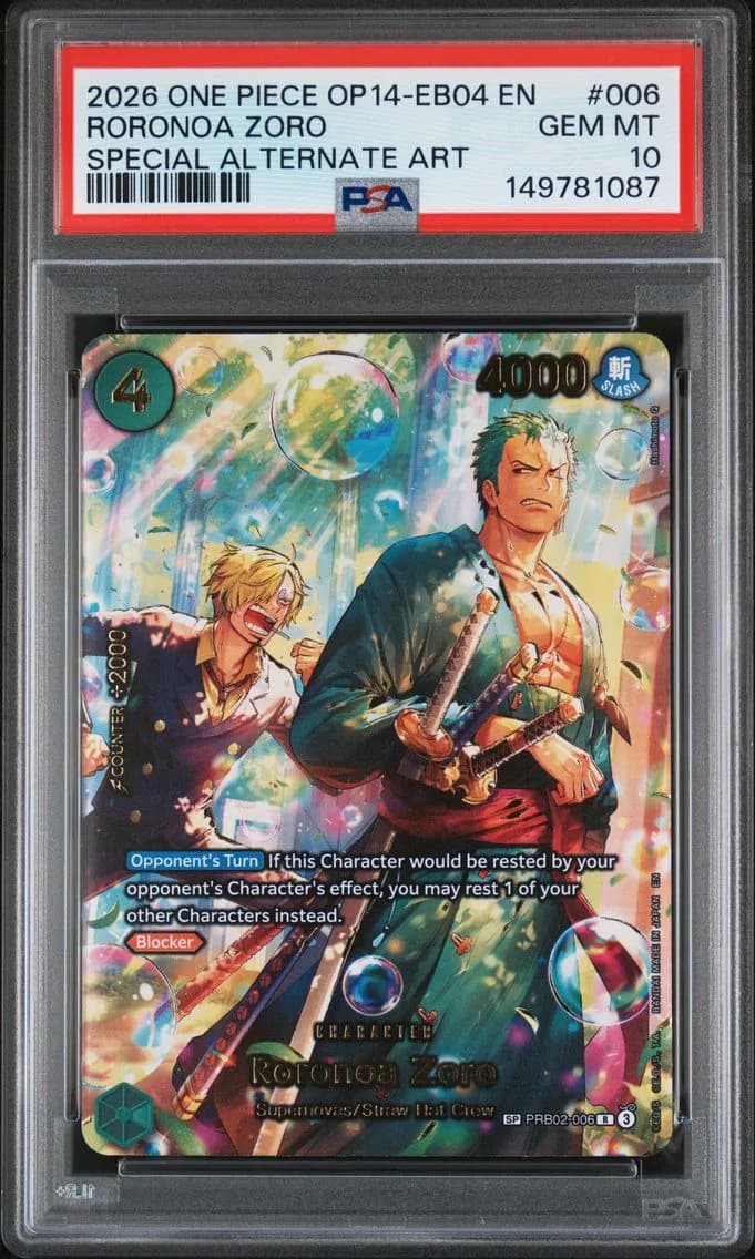 Roronoa Zoro, PSA 10