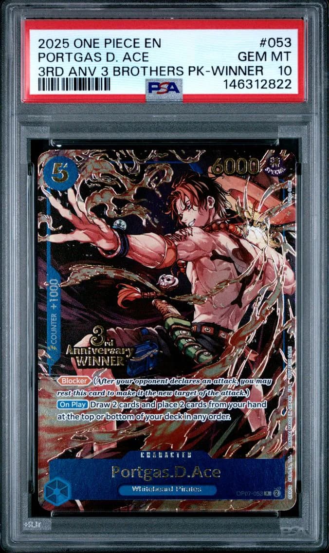 Portgas D. Ace, PSA 10