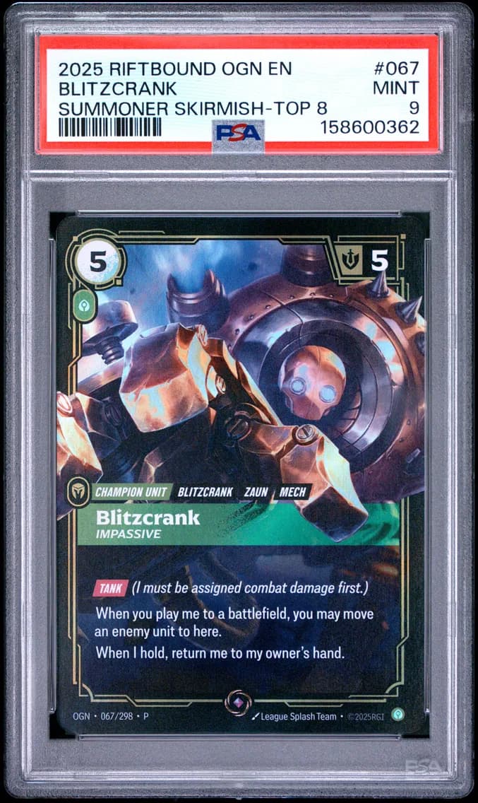Blitzcrank - Impassive, PSA 9