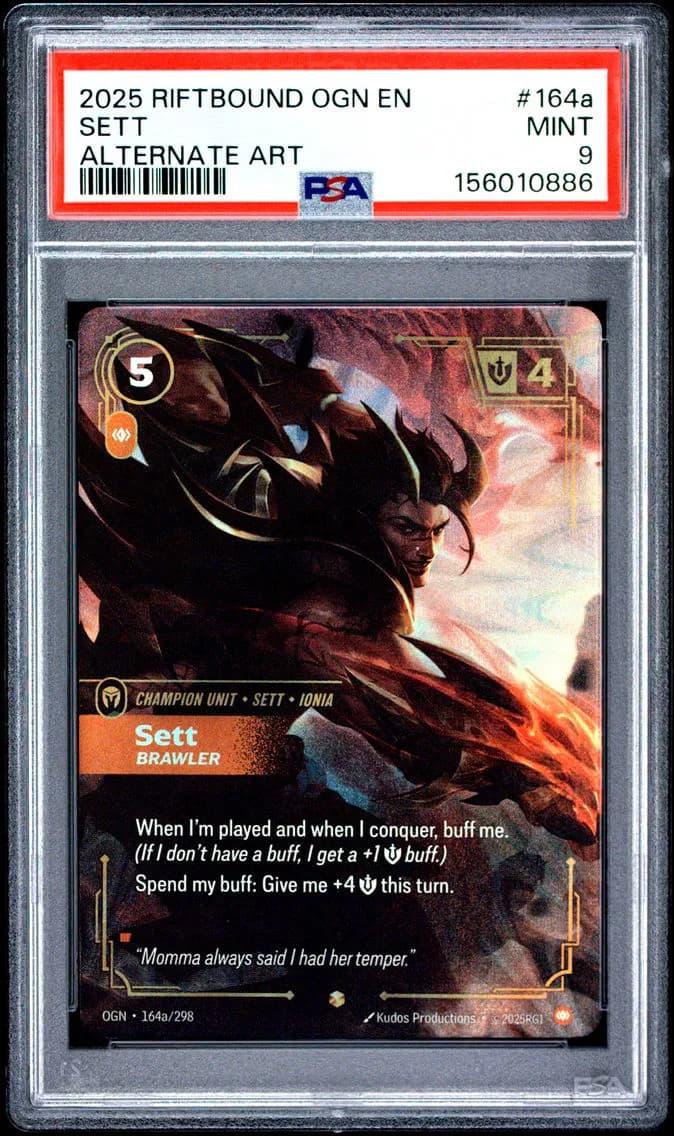 Sett - Brawler, PSA 9