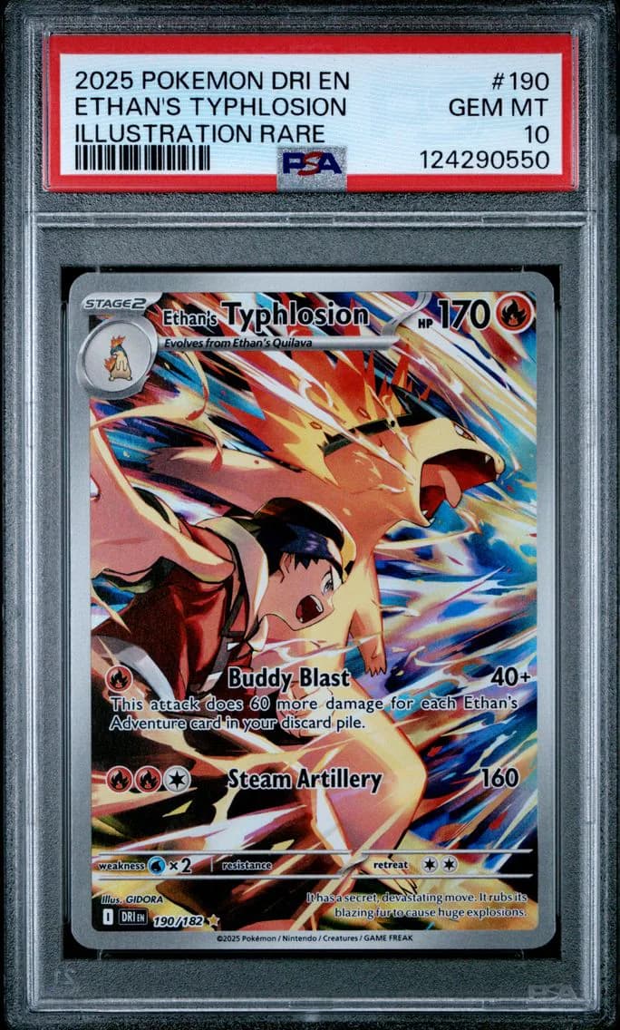 Ethan's Typhlosion, PSA 10