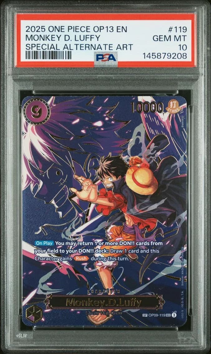 Monkey D. Luffy, PSA 10