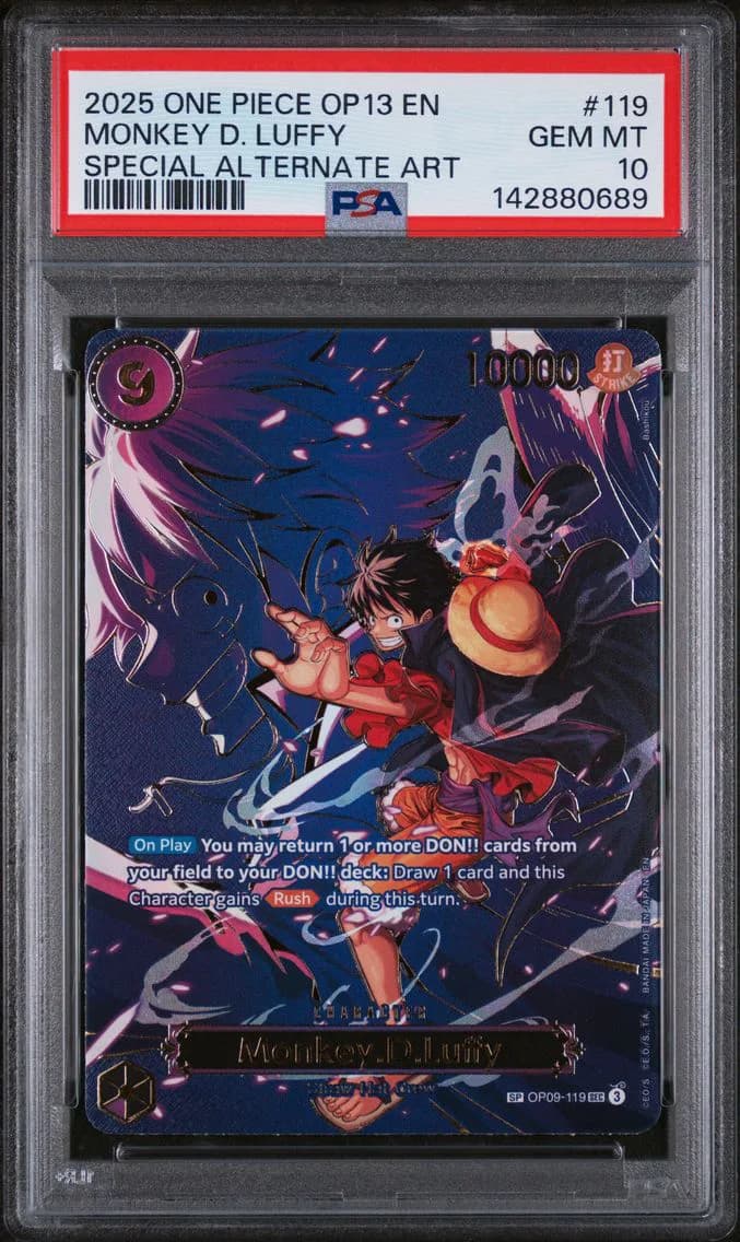 Monkey D. Luffy, PSA 10