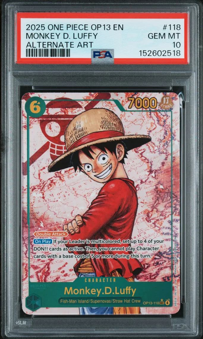 Monkey D. Luffy, PSA 10