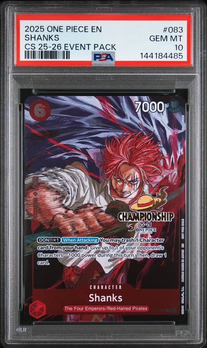 Shanks, PSA 10
