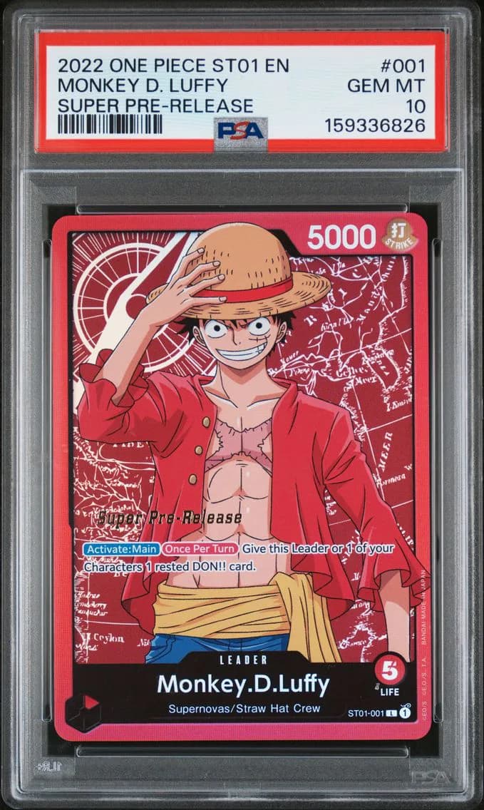 Monkey D. Luffy, PSA 10