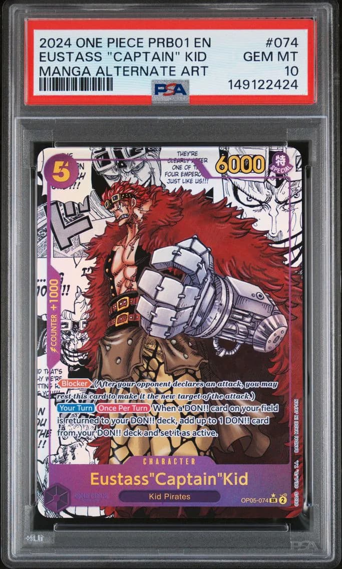 Eustass "Captain" Kid, PSA 10